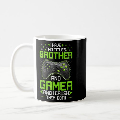 Gamer Vintage Video Games For Boys Brother Son  Coffee Mug