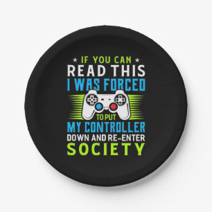 Gamer Was Forced To Put My Controller Paper Plates