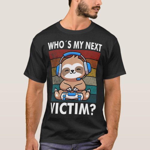Gamer Who Is My Next Victim Controller Console Kid T_Shirt