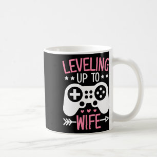 Gamer Wife Mom Leveling Up To Wife Gaming Bride An Coffee Mug