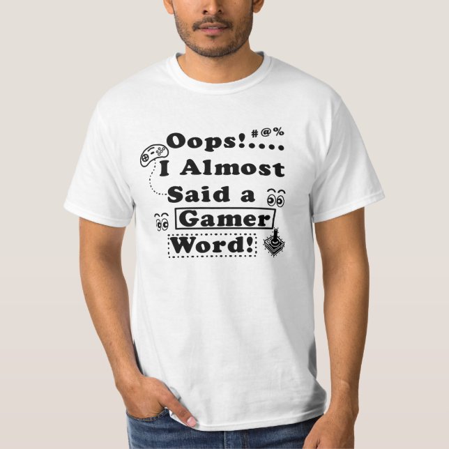 Gamer Words T-Shirt (Front)
