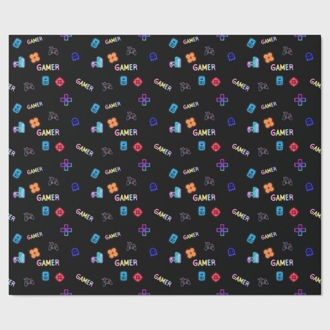 Gamer Wrapping Paper (Seam)