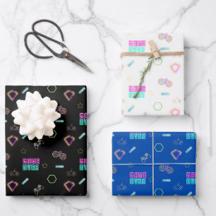 Gamer Wrapping Paper Set