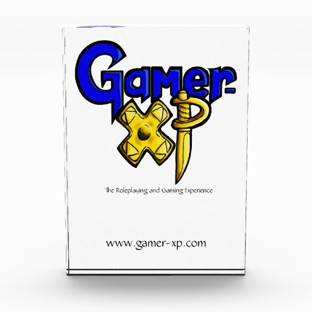 Gamer-XP Acrylic Award (Front)