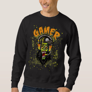 Gamer Zombie Do Not Disturb Teen Gamers Sweatshirt