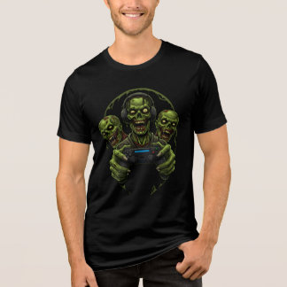 Gamer Zombies Tri-Blend Shirt