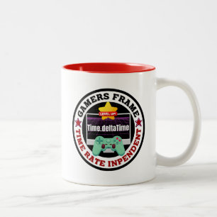 Gamers Frame - Time Rate Independent Two-Tone Coffee Mug