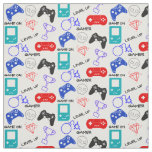 Gamers Funny Quote  Video Game Controller Graphic Fabric
