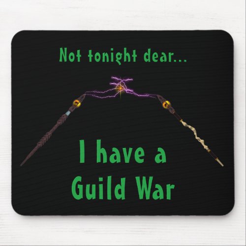 Gamers MMORPG War Humorous Mousepad