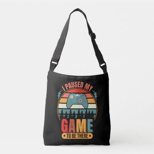 Gamers mood retro design Crossbody Bags