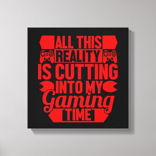 Gamers Only Canvas Print