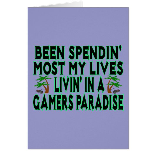 Gamers Paradise Cards (Front)