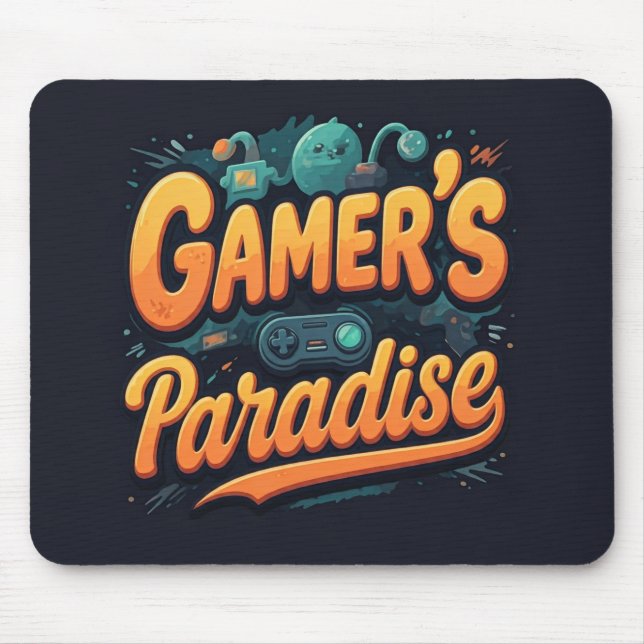 Gamer's Paradise  Mouse Pad (Front)