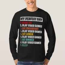 Gamer's Perfect Day Basic Long Sleeve T-Shirt