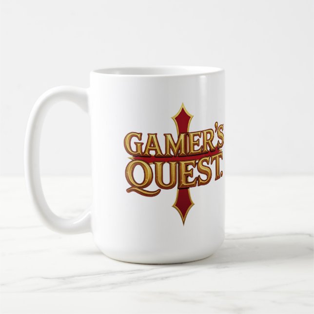 Gamer's Quest  Coffee Mug (Left)