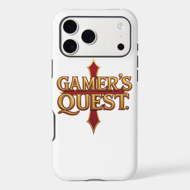 Gamer's Quest  Iphone Case (Back)
