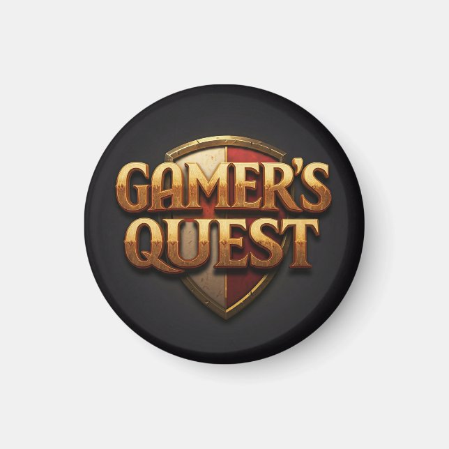 Gamer's Quest  Magnet (Front)