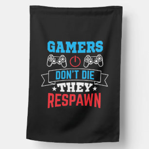 Gamers They Respawn House Flag