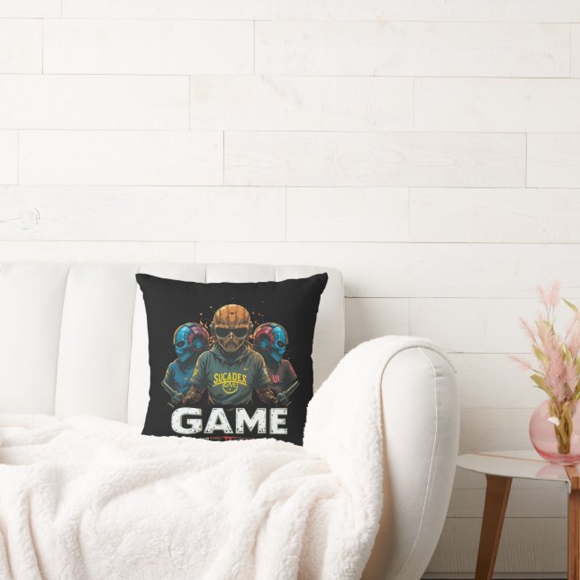gamers throw pillow (Couch)