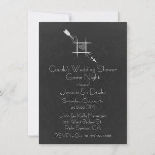 Games Couple's Wedding Shower Invitation