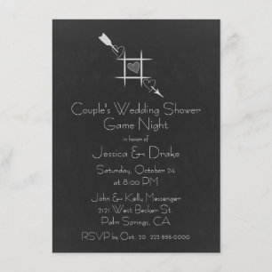 Games Couple's Wedding Shower Invitation