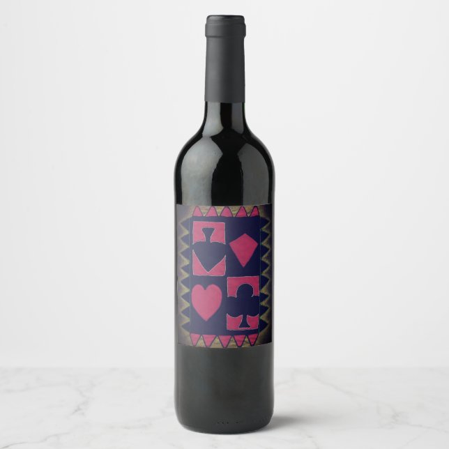 Games night wine label (Front)
