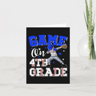 Games On 4th Grade  Boy Dabbing First Day Of Schoo Card