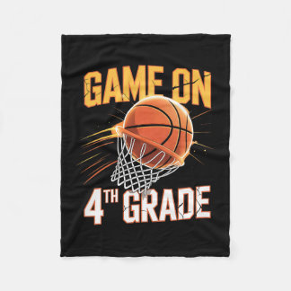 Games On 4th Grade Sketll First Day Of School  Fleece Blanket