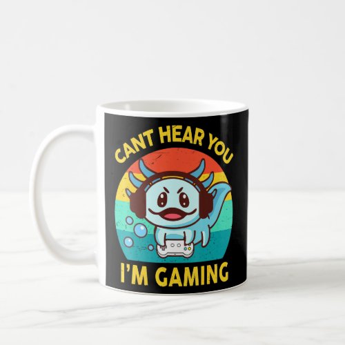 Gamesolotl Axolotl  Kids Youth Boy Cute Gamer Axol Coffee Mug