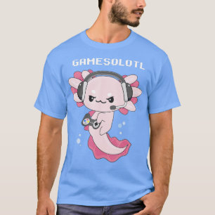 Gamesolotl Axolotl Playing Video Games Gaming Axo T-Shirt