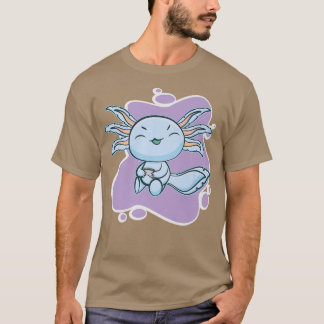 Gamesolotl Blue Aolotl Playing Video Gamer Walking T-Shirt