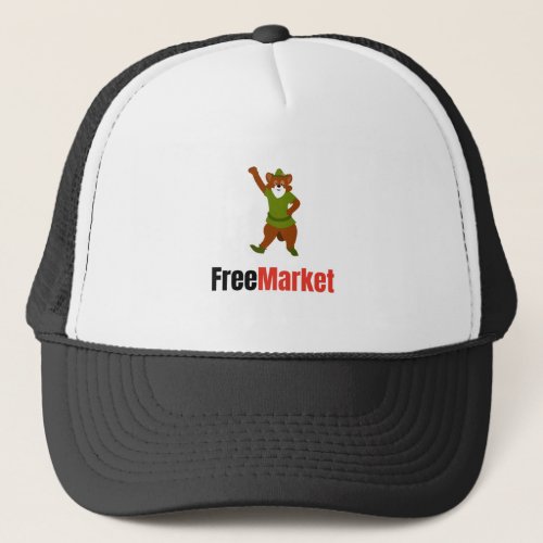 GameStop Free Market Robin Hood Fox Trucker Hat