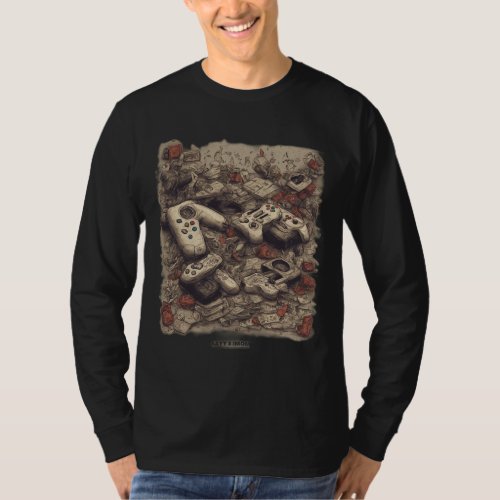 GameWisdom Where Gaming Wisdom Meets Wearable Art T_Shirt