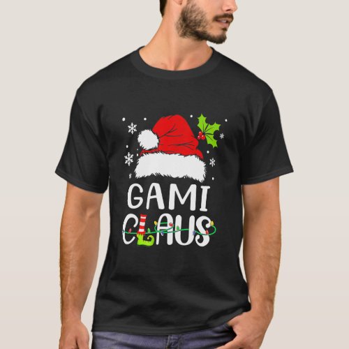 Gami Claus Shirt Christmas Pajama Family Matching