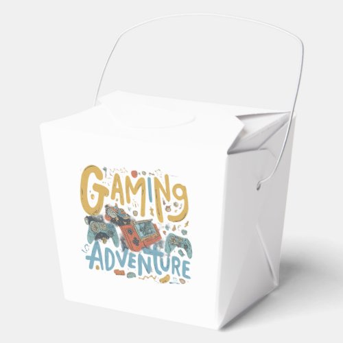 Gaming Adventure  Favor Boxes