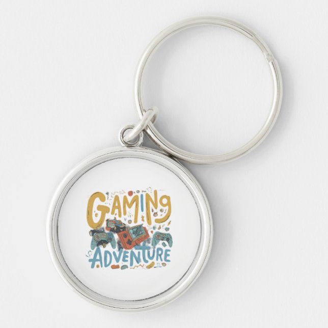 Gaming Adventure Keychain (Front)