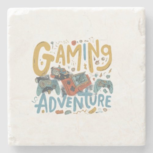 Gaming Adventure  Stone Coaster