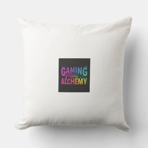 Gaming Alchemy Throw Pillow