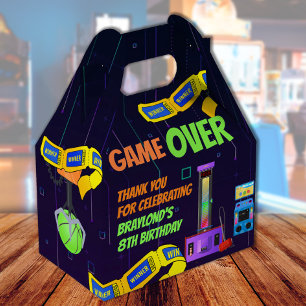 Gaming and Arcade Birthday Favor Box