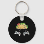 Gaming And Tacos Cinco De Mayo Video-game Mexican  Keychain