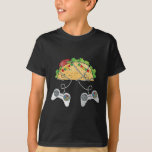 Gaming And Tacos Cinco De Mayo Video-game Mexican  T-Shirt