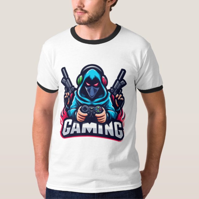 Gaming Assassin Ringer Tee – Freefit Naturally" (Front)
