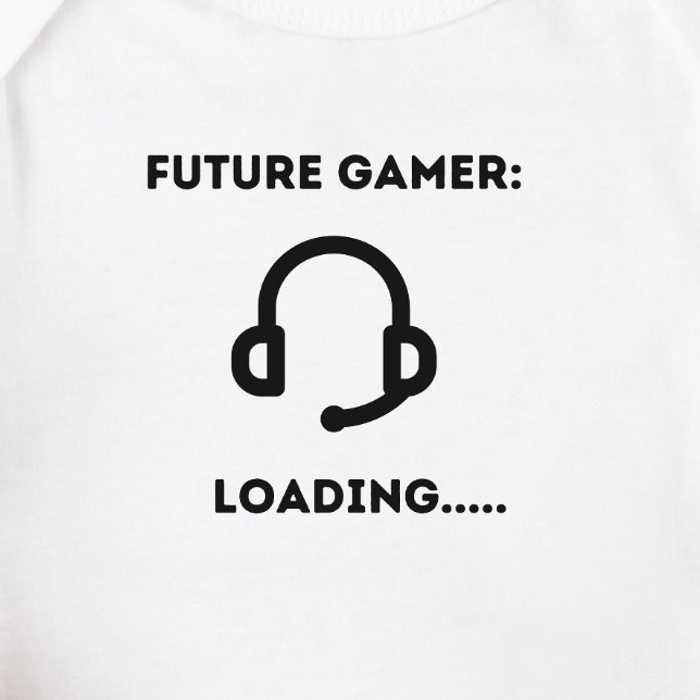 Gaming Baby - Future Gamer Loading.... Baby Bodysuit (Creator Uploaded)