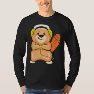 Gaming Beaver Gamer For Video Game Player T-Shirt