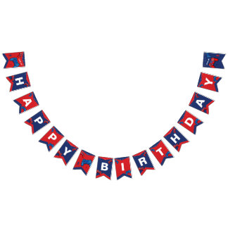 Gaming Birthday Bunting Flags, Gaming Banner