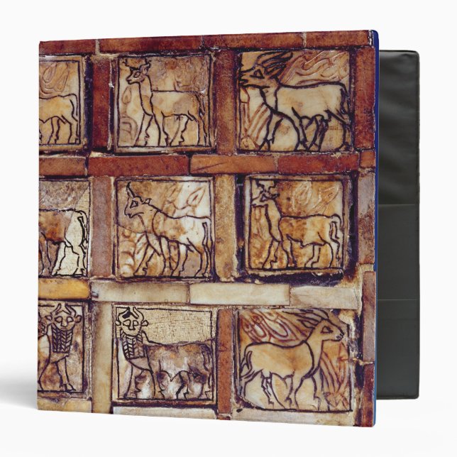 Gaming board, animals of the field and forest 3 ring binder (Front/Inside)