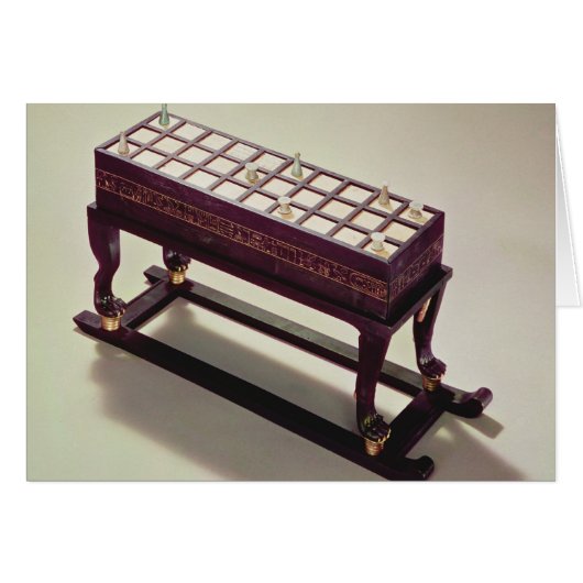 Gaming board, from the Tomb of Tutankhamun Cards (Front Horizontal)