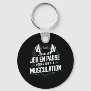 Gaming Bodybuilding Video Games Geek Gamer Gift Fo Keychain