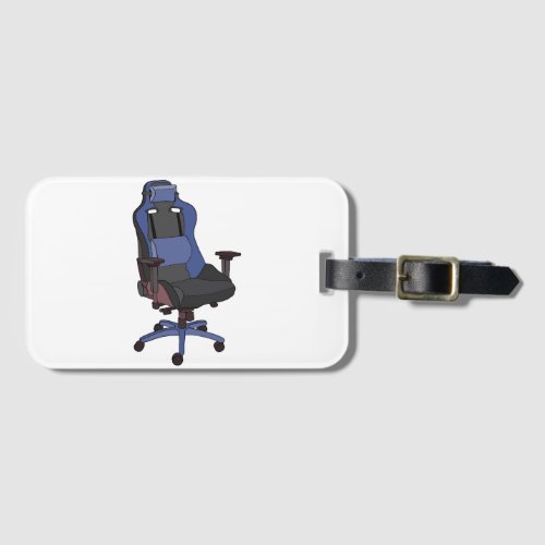 Gaming Chair Luggage Tag