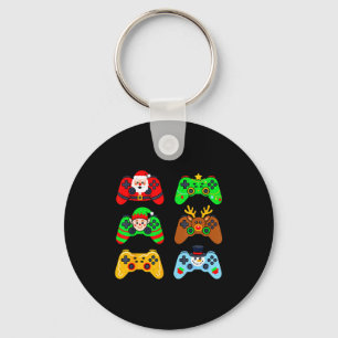 Gaming Christmas For Boys Gamer Youth Teens Men Xm Keychain